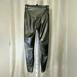 90‎ Degrees Faux Leather Leggings Gunmetal Gray